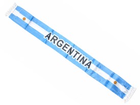 Bufanda seda Argentina doble faz